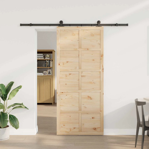 Sliding door natural solid - sliding,
