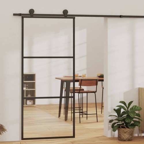 Sliding door with hardware set - door,