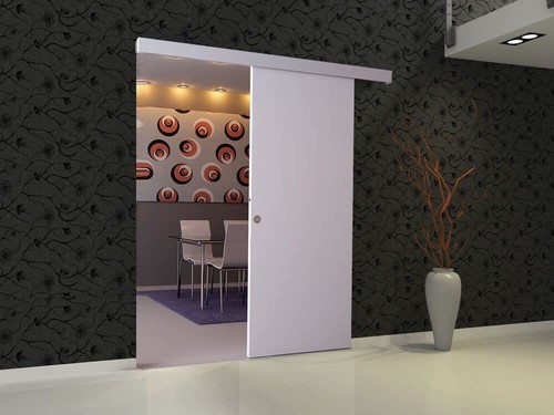 Sliding door external - wall, in