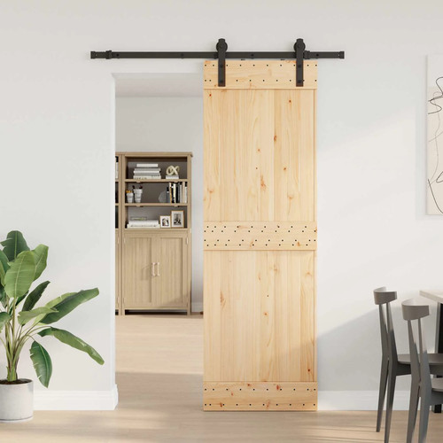 Sliding door natural - sliding, natural/black