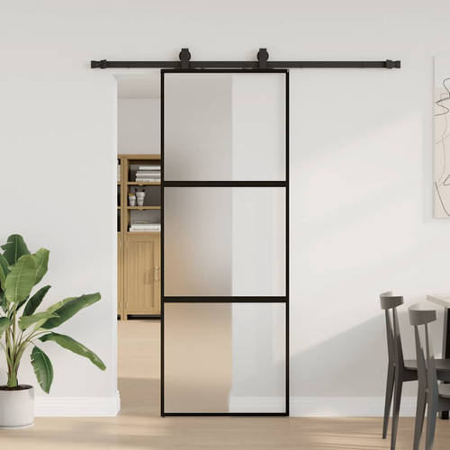 Sliding door black - door, 76x205