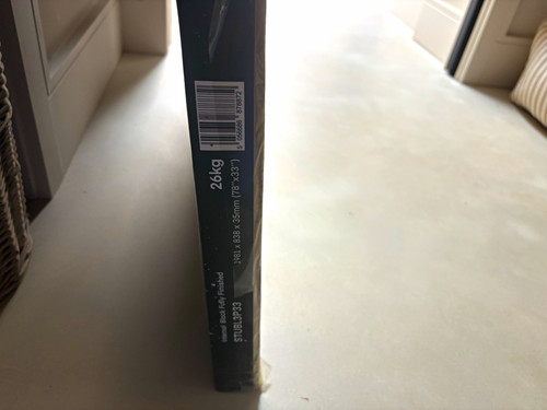Slimline black panel solid - slimline,