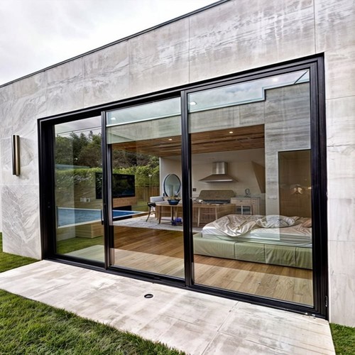 New aluminium sliding - new, door
