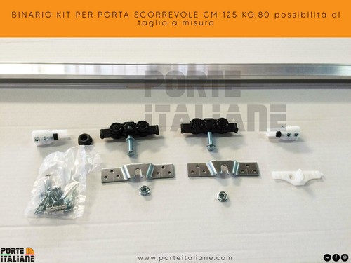 Sliding door kit 125cm 80kg - door,