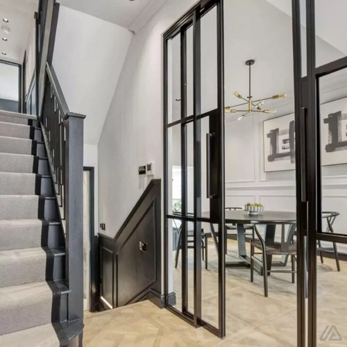 Aluminium black steel sliding - aluminium,