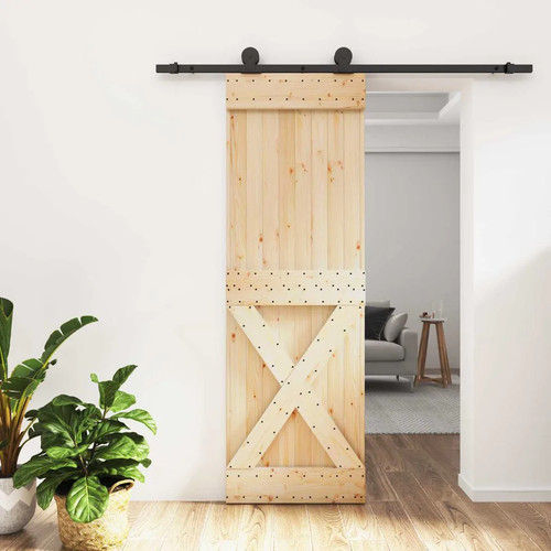 Sliding door solid pine wood - pine,
