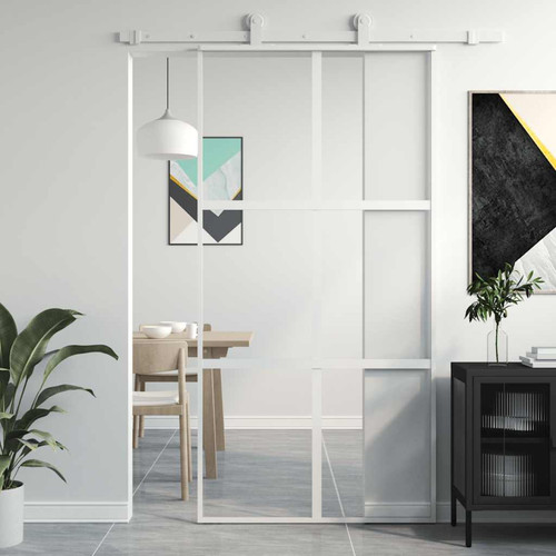 Sliding door white aluminium - door,