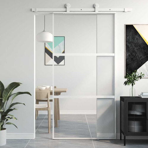 Sliding door white - door, aluminium