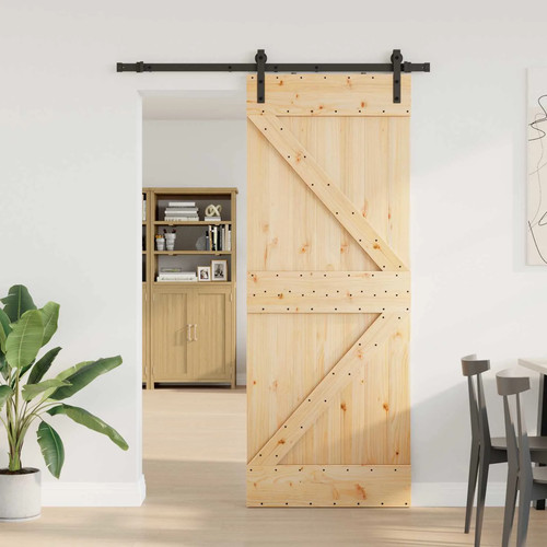Sliding door 80x210cm solid - 80x210cm,
