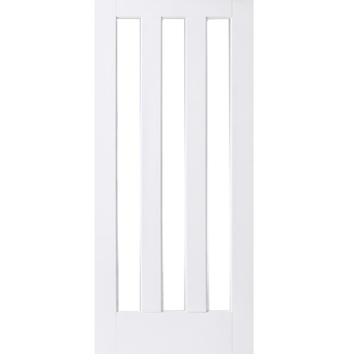 Internal sliding white door