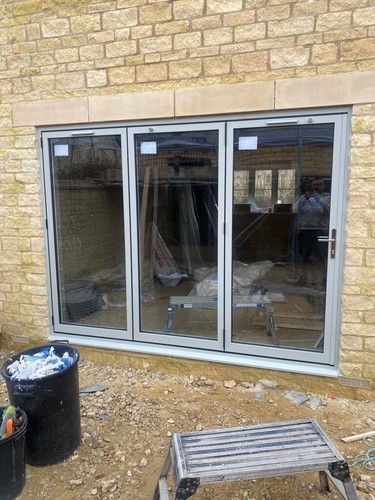 Sliding folding aluminium