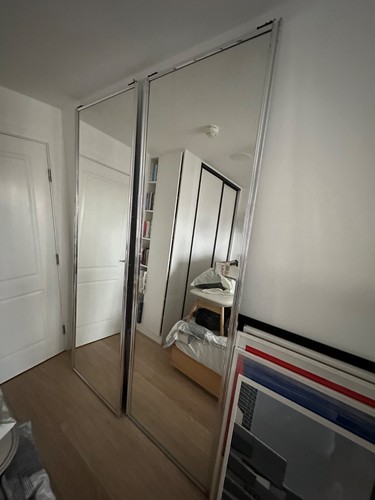 Pair for wardrobe mirror - a,