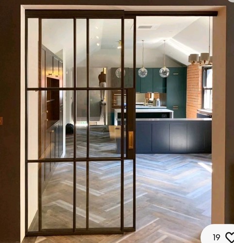 Steel single sliding doors - single,
