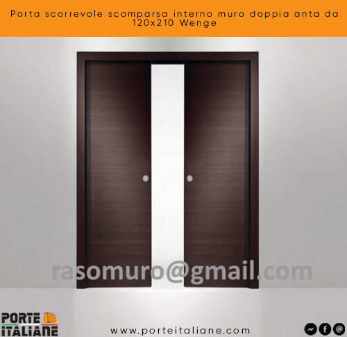 Sliding door hidden inside