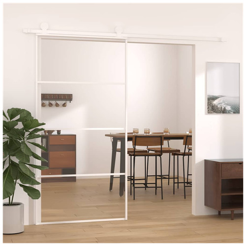 Sliding glass door white