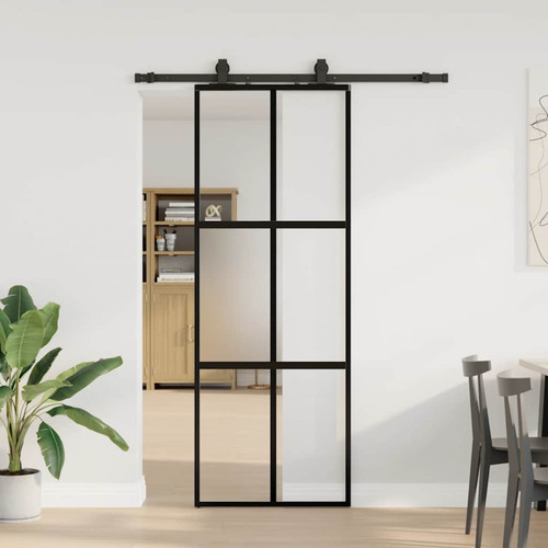 Sliding door 76x205 - cm, black