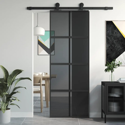 Sliding door black dark - sliding,