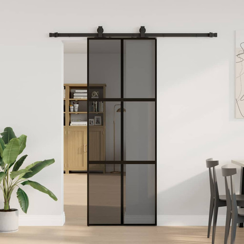 Sliding door black dark - black,