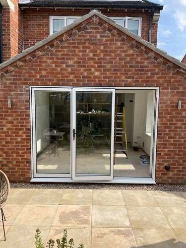 Aluminium bifold door made - door,